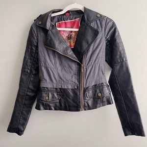 Faux Leather Jacket